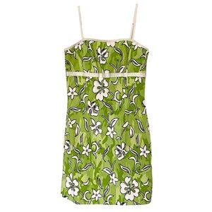 Vintage Charlotte Russe floral Camo Dress (S) | sleeveless, vacation, tropical